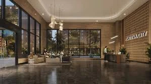 Sattva KIADB grand entrance lobby